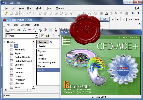ESI Advanced CFD-ACE+ v2009.0.3