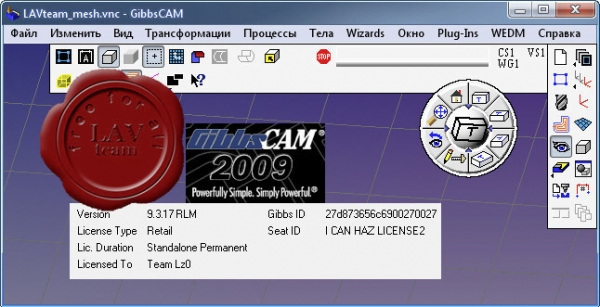 GibbsCAM 2009 v9.3.17 + Post Processors