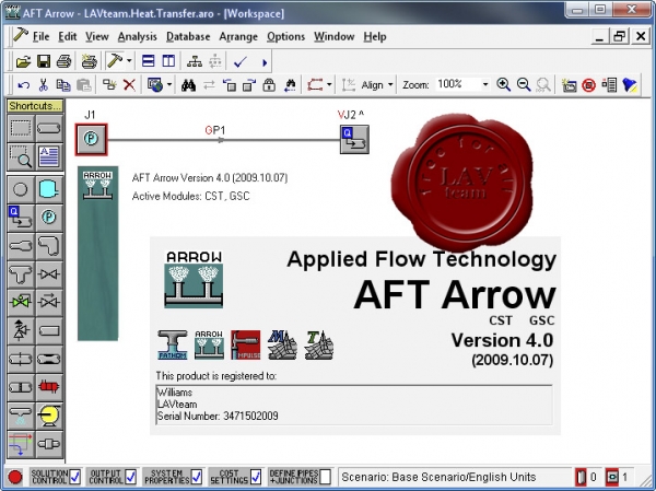 Applied Flow Technology Arrow v4.0.2009.10.07