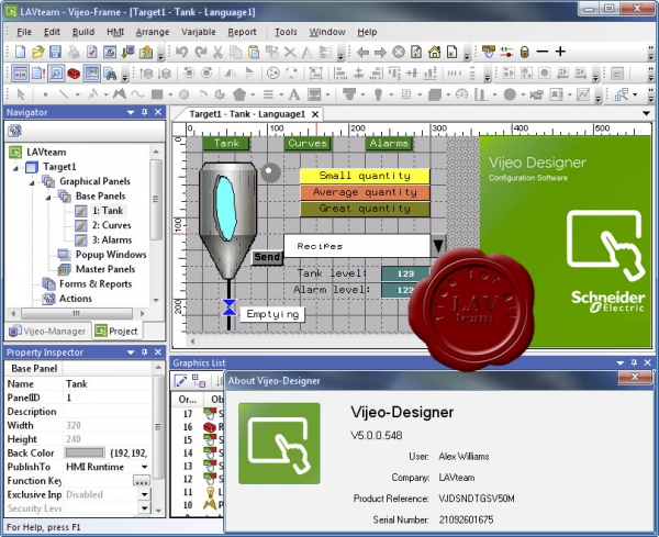 Schneider Electric Vijeo Designer 2009 v5.0.0.548