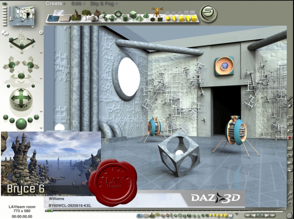 DAZ 3D Bryce v6.3