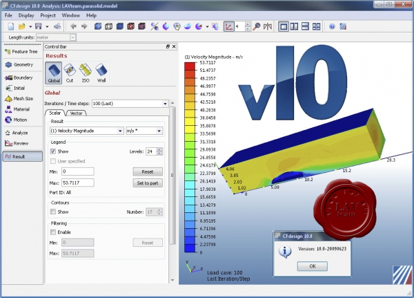 Blue Ridge Numerics CFdesign v10.0 build 20090623