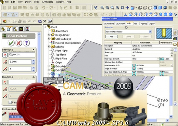 Geometric Technologies CAMWorks 2009 SP3.0