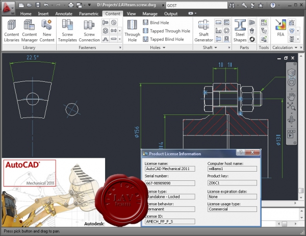 Autodesk AutoCAD Mechanical 2011 Autodesk AutoCAD Mechanical 2011