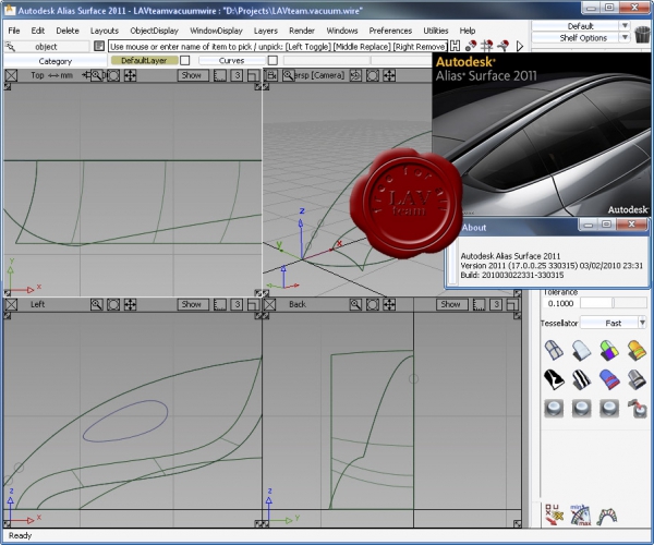 Autodesk Alias Surface 2011