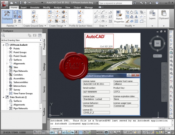 Autodesk AutoCAD Civil 3D 2011