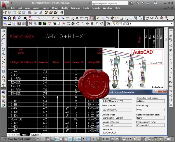 Autodesk AutoCAD ecscad 2011