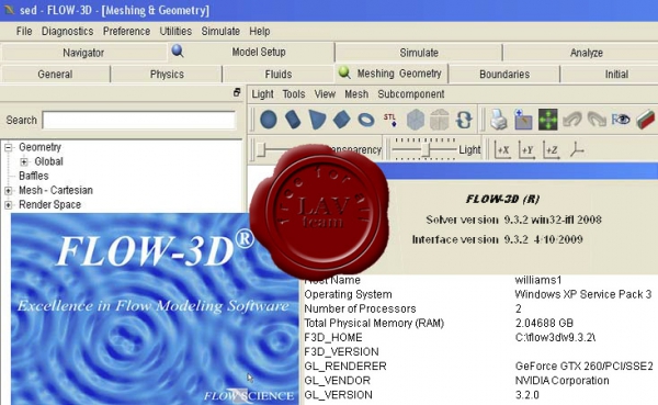 Flow Science FLOW-3D v9.3.2 Flow Science FLOW-3D v9.3.2