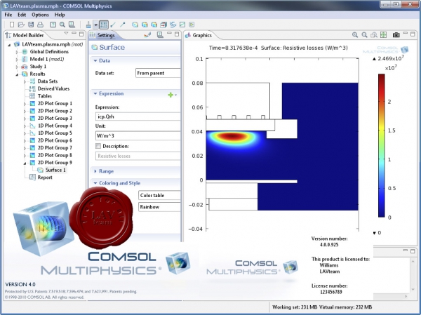 COMSOL Multiphysics v4.0