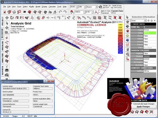 Autodesk Ecotect Analysis 2011
