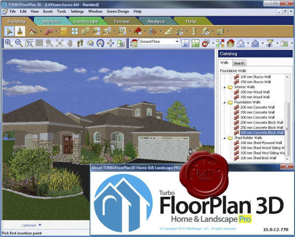 IMSI Design TURBOFloorPlan 3D Home Landscape Pro v15.0.C2.770