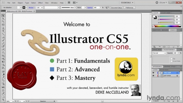 Lynda.com - Illustrator CS5 One-on-One Fundamentals with Deke McClelland