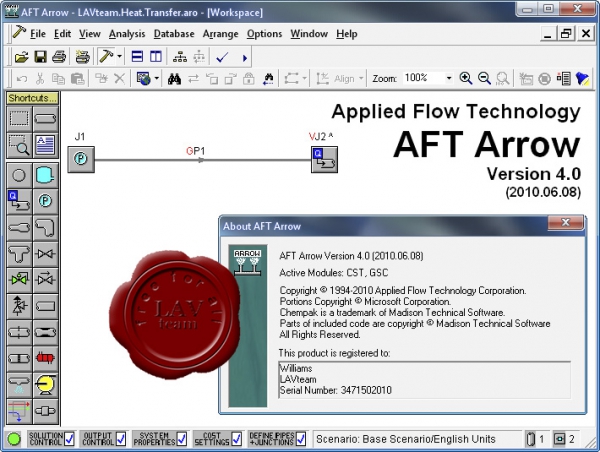 Applied Flow Technology Arrow v4.0.2010.06.08