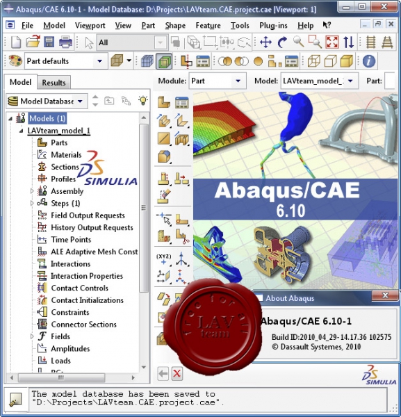 Dassault Systemes Simulia Abaqus v6.10.1