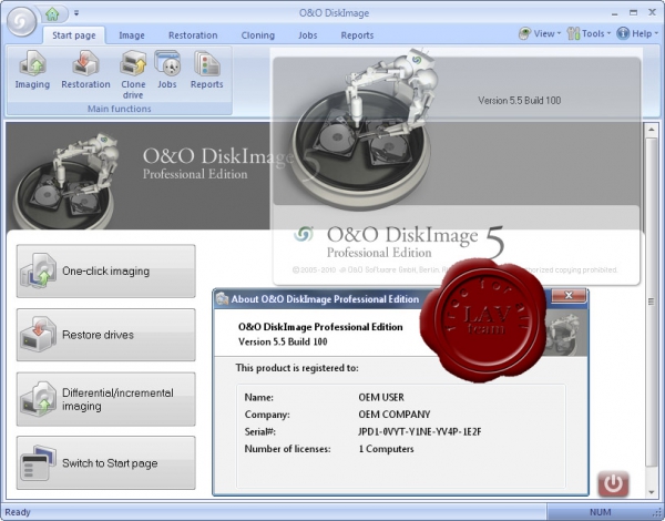 O&O DiskImage Professional Edition v5.5.100