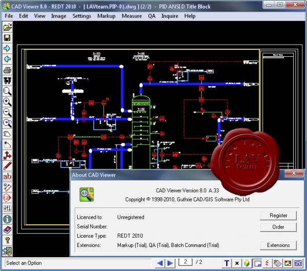 Guthrie CAD Viewer v8.0.A.33