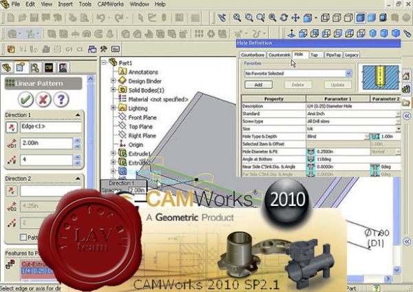 Geometric Technologies CAMWorks 2010 SP2.1