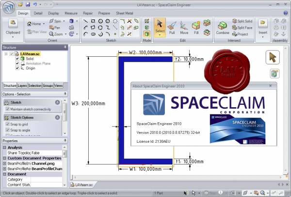 SpaceClaim Engineer v2010.0.0.07275