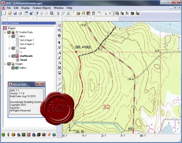 Aquaveo Groundwater Modeling System v7.1.6
