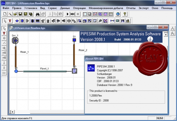 Schlumberger PIPESIM v2008.1