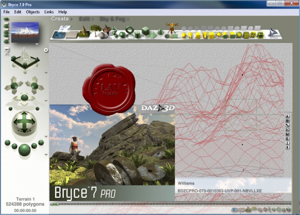 DAZ 3D Bryce 2010 Pro v7.0