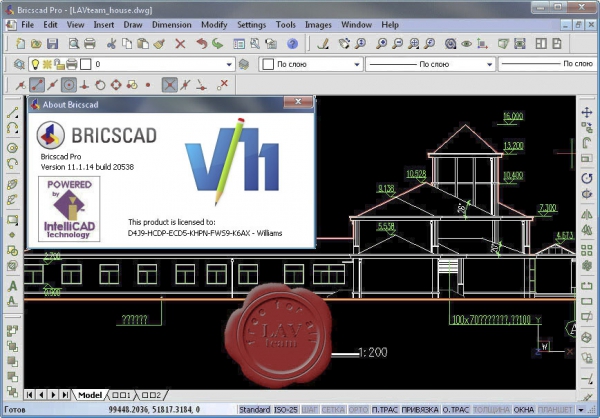 Bricsys Bricscad Pro v11.1.14.20538