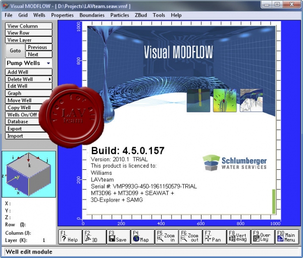 Schlumberger Visual MODFLOW 2010.1 build 4.5.0.157