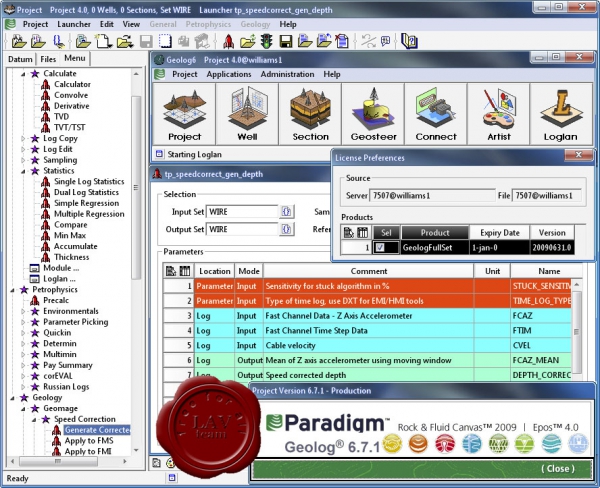 Paradigm Geolog v6.7.1