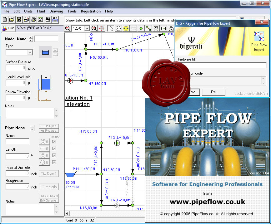 pipe flow wizard free download