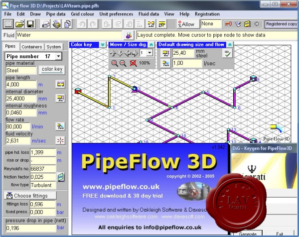 PipeFlow 3D v1.402
