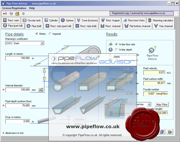 PipeFlow Advisor v1.10