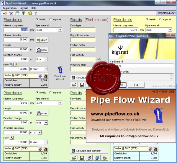 PipeFlow Wizard v1.07