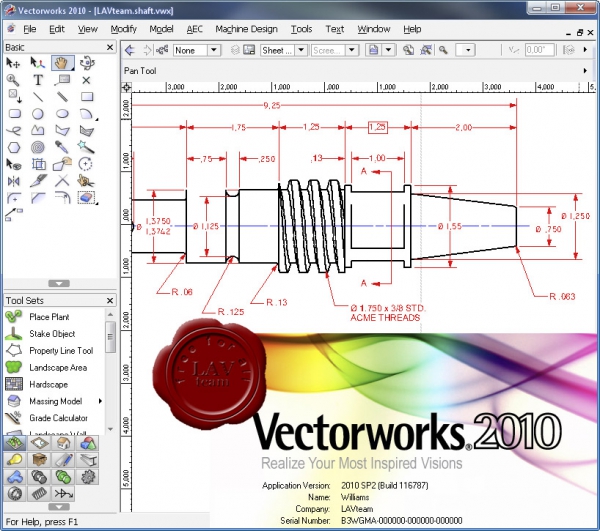 Nemetschek Vectorworks 2010 SP2 build 116787