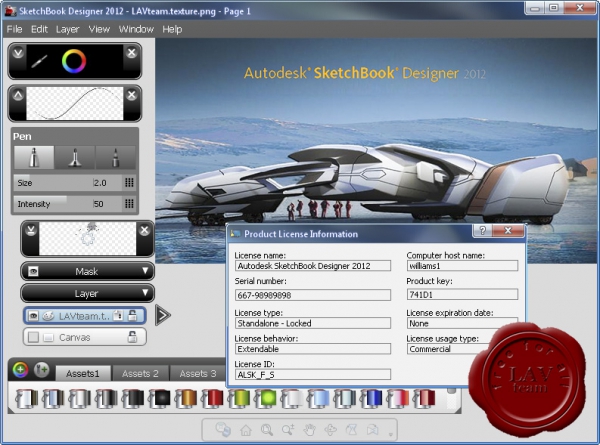 Autodesk SketchBook Designer 2012