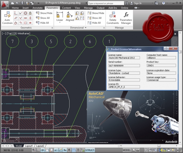 Autodesk AutoCAD Mechanical 2012