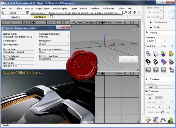 Autodesk Alias Surface 2012