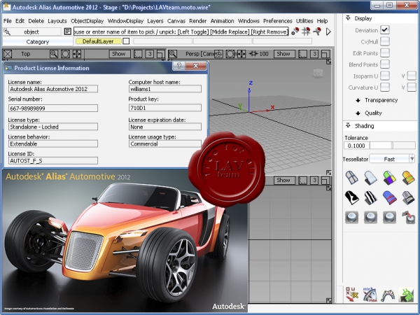 Autodesk Alias Automotive 2012