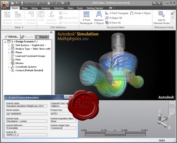 Autodesk Simulation Multiphysics 2012