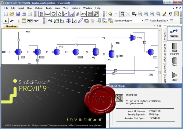 Invensys SimSci-Esscor PRO/II v9.0