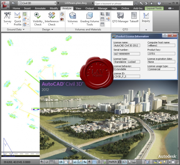 Autodesk AutoCAD Civil 3D 2012