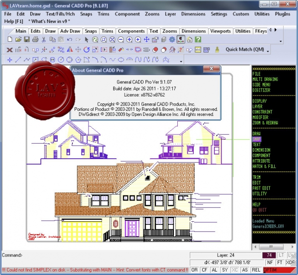 General CADD Pro v9.1.07