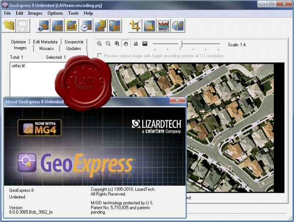 LizardTech GeoExpress v8.0.0.3065