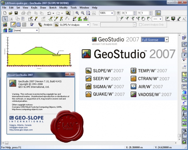 GEO-SLOPE GeoStudio 2007 v7.10.4143