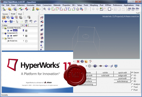 Altair HyperWorks v11.0.0.39
