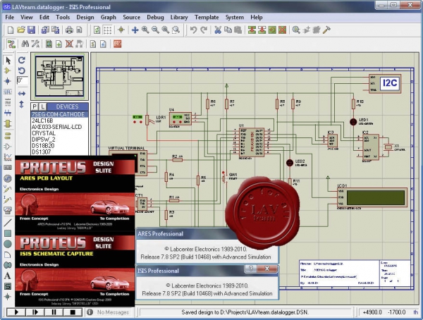 Labcenter Electronics Proteus v7.8 sp2