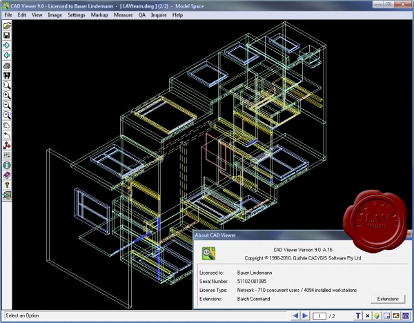 Guthrie CAD Viewer v9.0.A.16