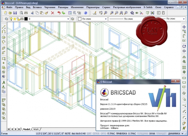 Bricsys Bricscad v11.3.14.29215.22619