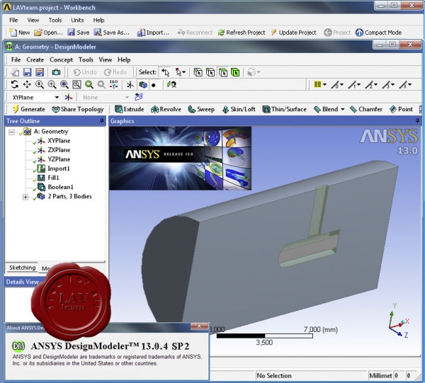 SP2 for ANSYS v13.0 Multiphysics