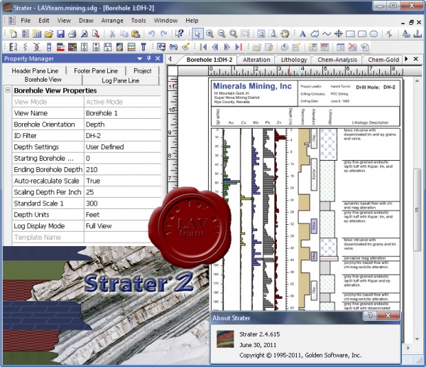 Golden Software Strater v2.4.615