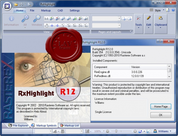 Rasterex RxHighlight v12.0.0.354